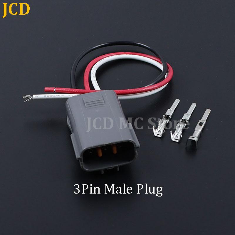 1Set 3 Pin 6195-0009 6195-0012 DL 090 Waterproof Sensor Connector For Mazda RX8 Ignition Coil 3Pin Socket Connector With Wires