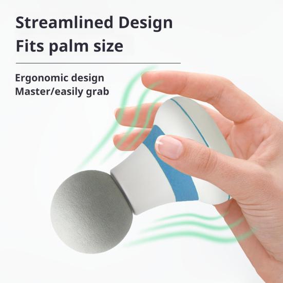 Handheld Body Massager Percussion Deep Tissues Muscle Massager with 6 Speeds USB Rechargeable Portable Electric Muscle Massager