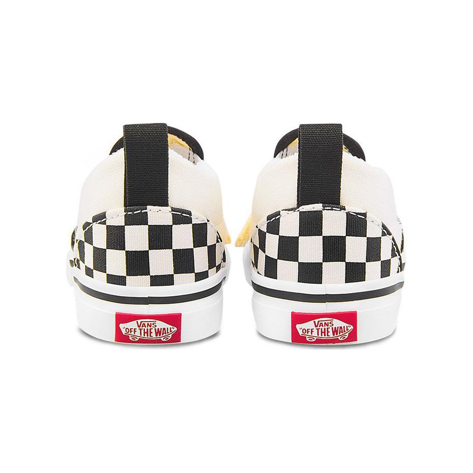 Vans Classic Slip-On V TD Checkerboard - Black White Baby Sneakers VN0A34885GX