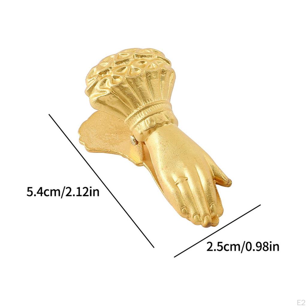 Handgeformte Büroklammer Binder Metall Multifunktional Zart Geburtstagsgeschenk Seitenhalter