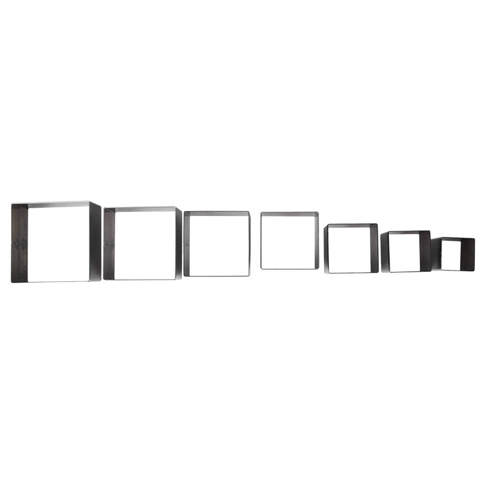 7Pcs 20 50mm Square Leather Craft DIY Leather Cutting Mold Die Leather Tool