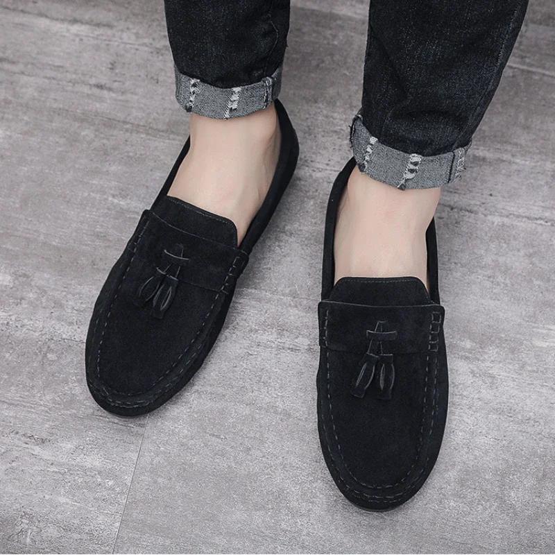Men's Casual Shoes Fashion Classic Tassel Driving Casual Boat Shoes Men's High Quality Soft Sole Men's Loafers Shoes
