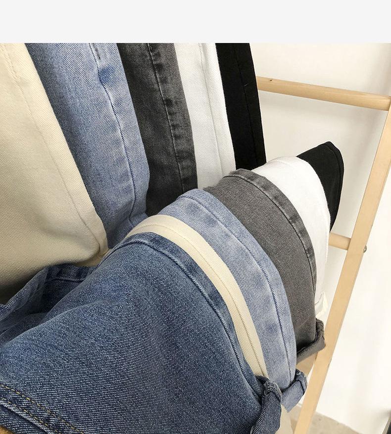 2021 Autumn/Winter Women's High-Waist Slim-Fit Korean Harem Jeans