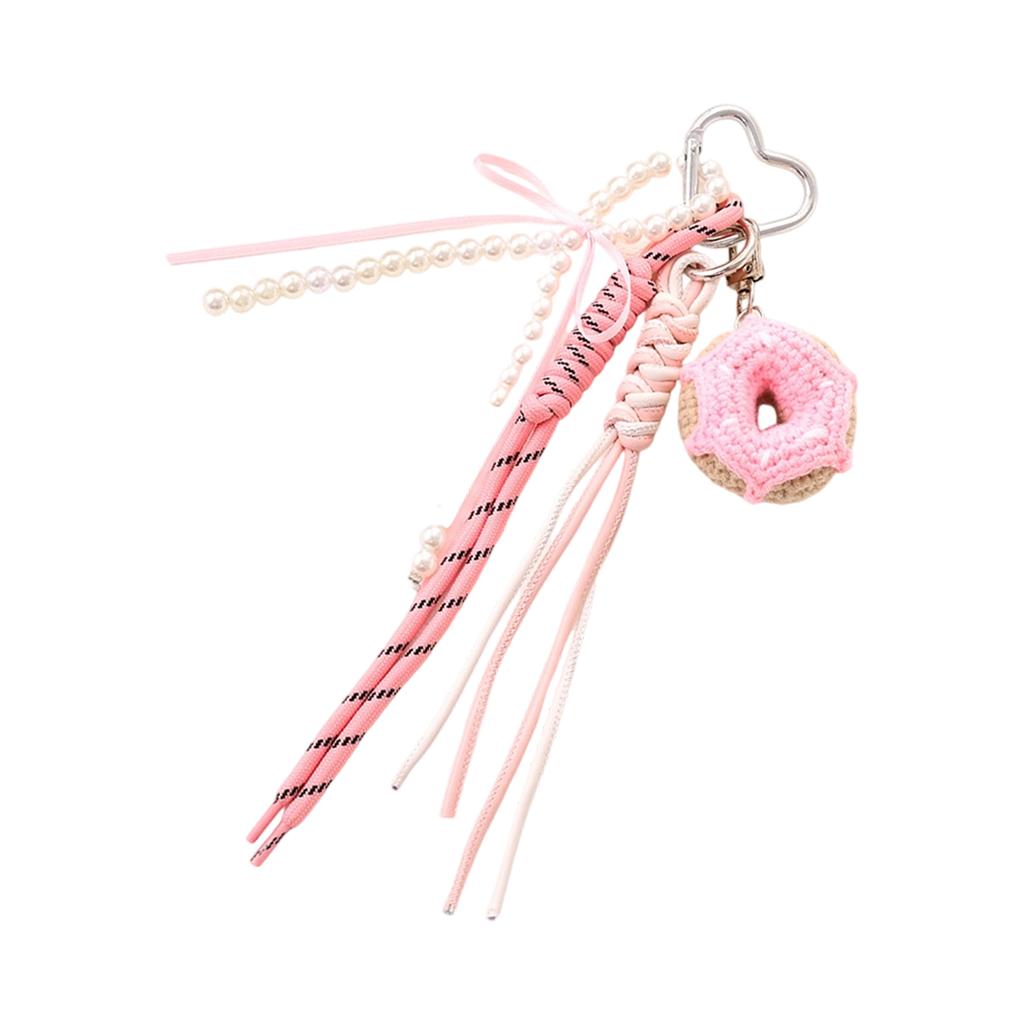 Bag Pendant Charm Braided Rope Keychain Bag Charms for Purse Handbags Bag Accessories Car Key Charm for Women Men Gifts