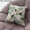 Eucalyptus Leaf Pillow Covers Pattern Cushion Cover Suitable for Sofa Bedroom Car Pillow Cover