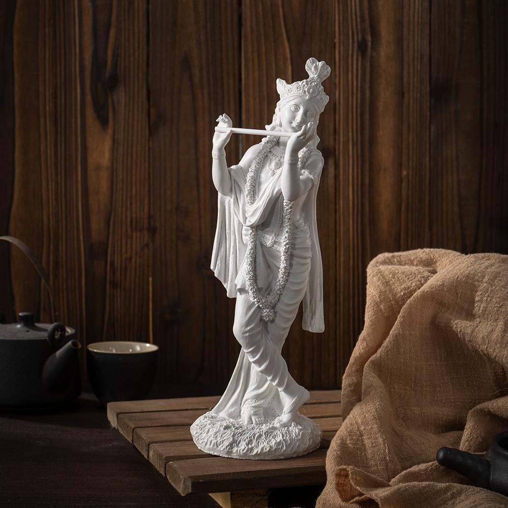 Indian Krishna God Statue Buddha Statue Decoration Ornaments Southeast Asia Home Office Resin Crafts
