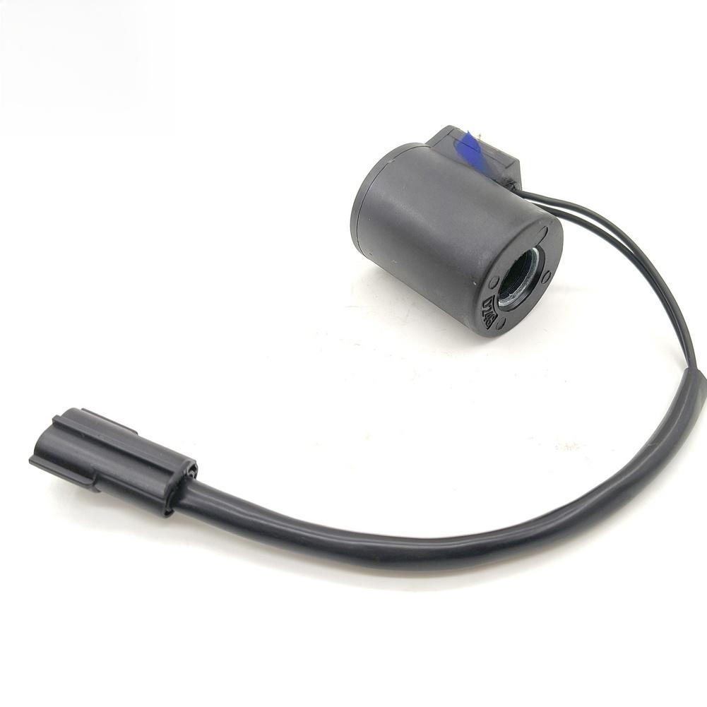 24V Solenoid Valve Coil for DX55 DX75 Excavator Pilot Safety Lock Systems Supporting Factory Electrical Integration