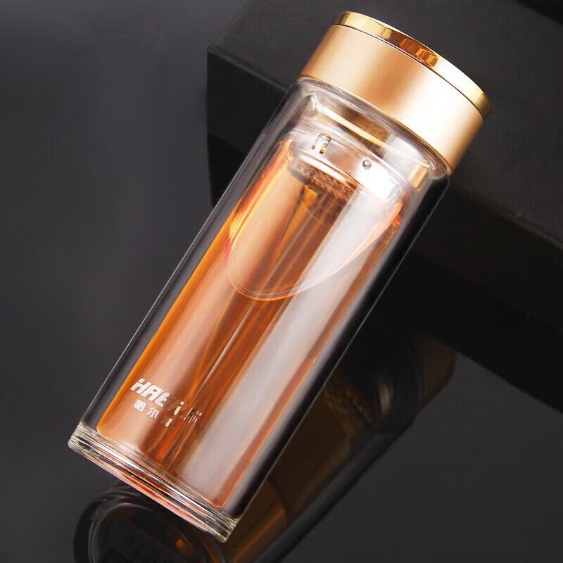 Haers Double-Wall Glass Tea Bottle with Infuser