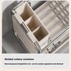 Kitchen Dish Organizer Narrow Dish Drying Rack Stainless Steel Shelf Drainer Rack Bowl Rack Plate Cutlery Kitchenware Storage
