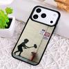Graffiti soft Phone Case for iPhone 17 Air 16 15 11 12 14 13 Pro Max Shockproof Cover