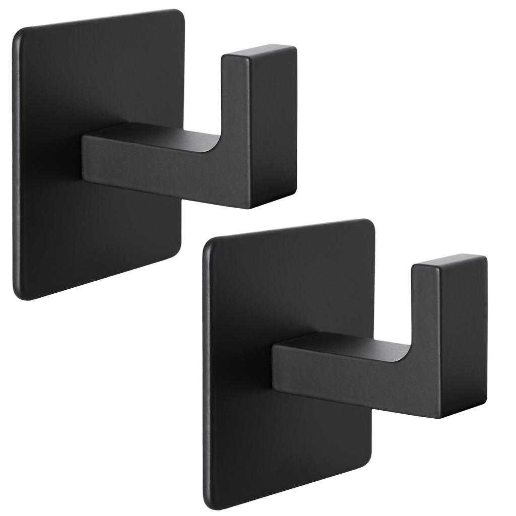 Set of 2 black KSANTI aluminum hangers