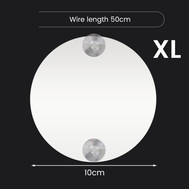 Aquarium Acrylic Betta Training Mirror Fish Tank Floating Mirror for Fish Betta Flowerhorn Cichlid Training Fish Tank Ornaments