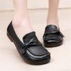New Spring Autumn Women Flats Genuine Leather Woman Casual Shoes Slip-on Loafers Female Low Heels Mom's Shoes
