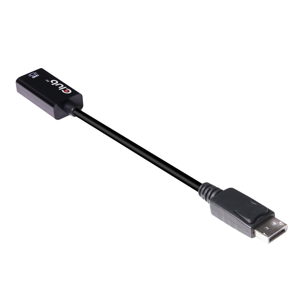 Club3D DisplayPort 1.4 To HDMI 2.0b HDR (High Dynamic Range) Compatible 4K 60Hz Active Adapter (CAC-1080)