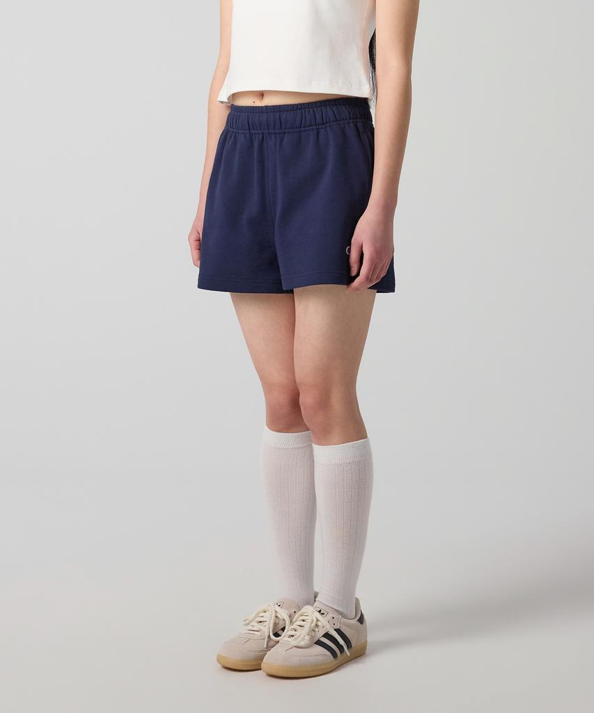 CHAMPION Women'S C-Logo Sweat Shorts Navy