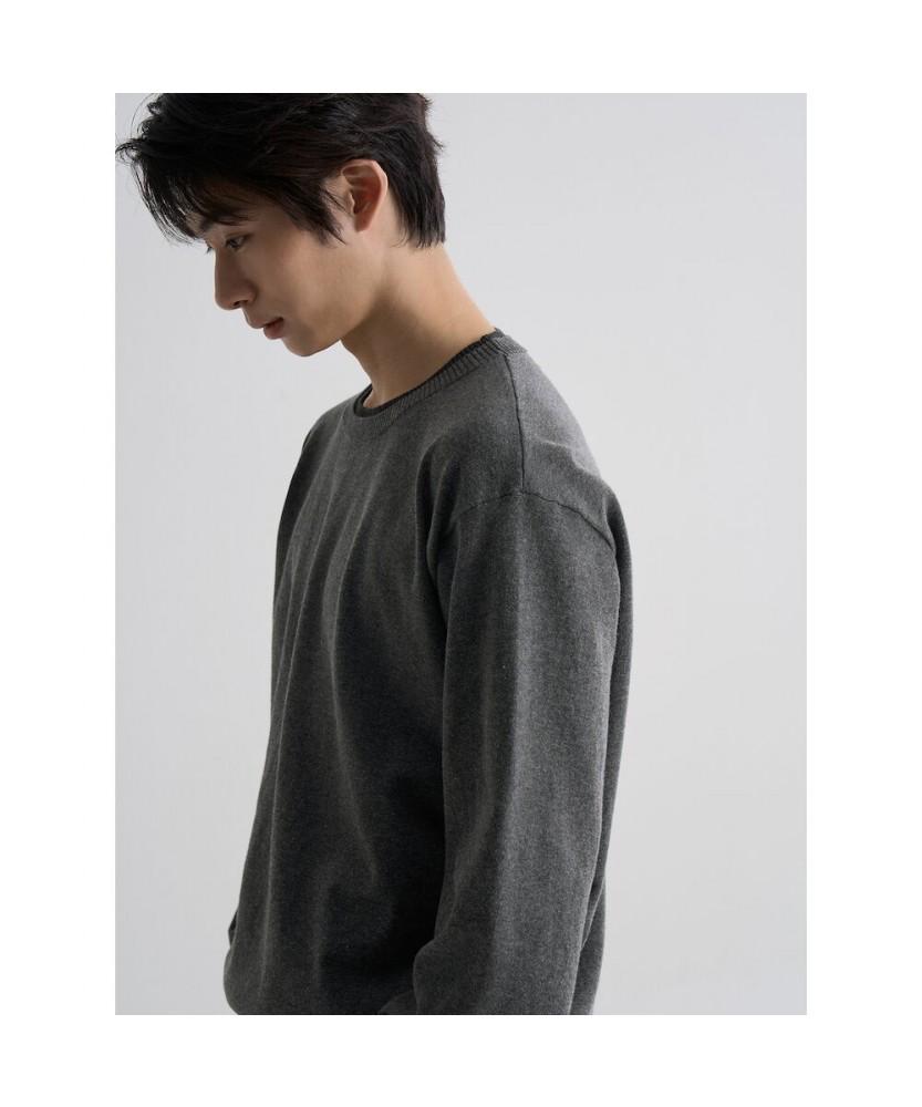 8seconds Layered Detail Round Pullover Ash