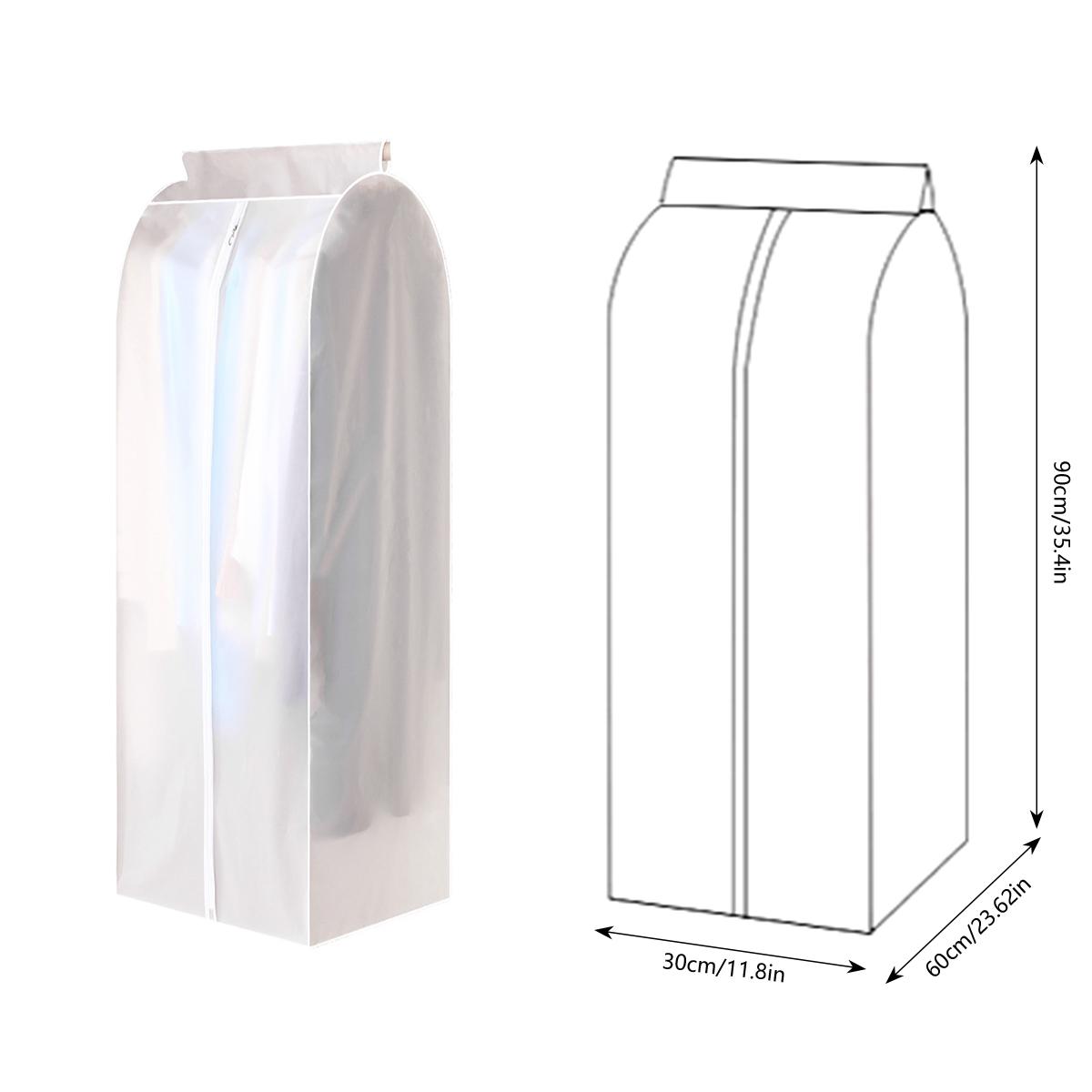 

Чехол для одежды Пылезащитный чехол для одежды для подвешивания в шкафу Влагостойкий Чехол для хранения одежды в шкафу Мешок для хранения одежды Пылезащитный чехол для одежды