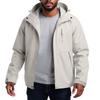 Men'S Loose Half Zipper Hooded Sweatshirt And Submachine Jacket