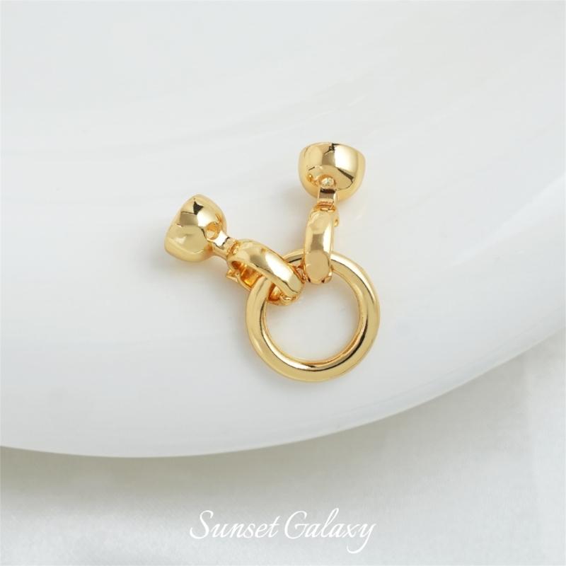 Set of 6 Irregular Clasp for Bracelet and Necklace Jewelry Making Accessories Copper Handmade Accessories Fastener