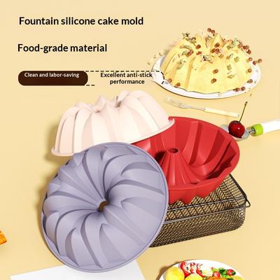 6 palcová dortová forma Charlotte silikonový cheesecake nepřilnavá kulatá silikonová forma na pečení dortové formy na jahodový koláčový koláč