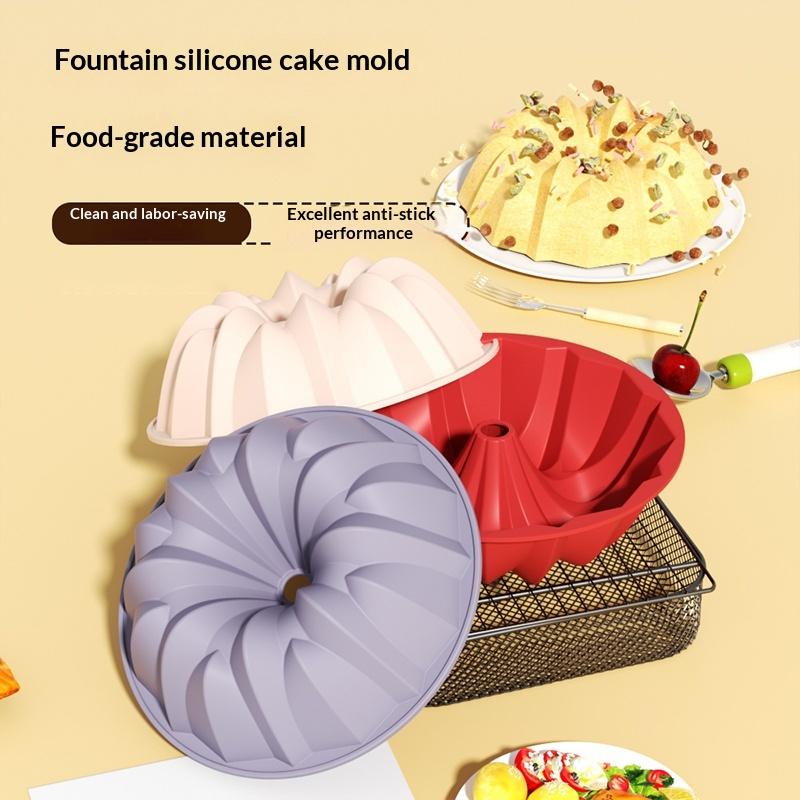 6 Inch Charlotte Cake Pan Silicone Cheesecake Nonstick Round Silicone Baking Mold Cake Molds For Strawberry Shortcake Tart Pie