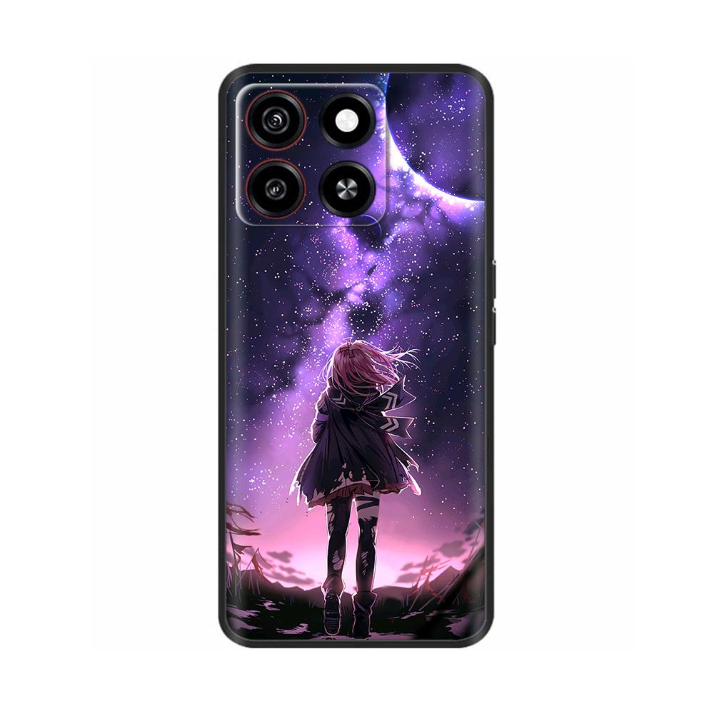 For ZTE Blade A35 Case For ZTE Blade A55 Cover Fashion Flower Slim Soft Silicone Phone Cases for ZTE A35 A 35 Fundas TPU Coque