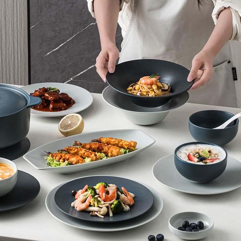 Ailan Huijia Jialan Sumu 36-Piece Ceramic Dinnerware Set