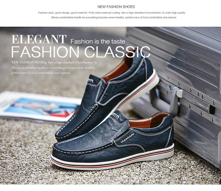 Sapatos Mocassins de Couro Masculinos Plus Size - Sapatos Formais e Casuais para Escritório.