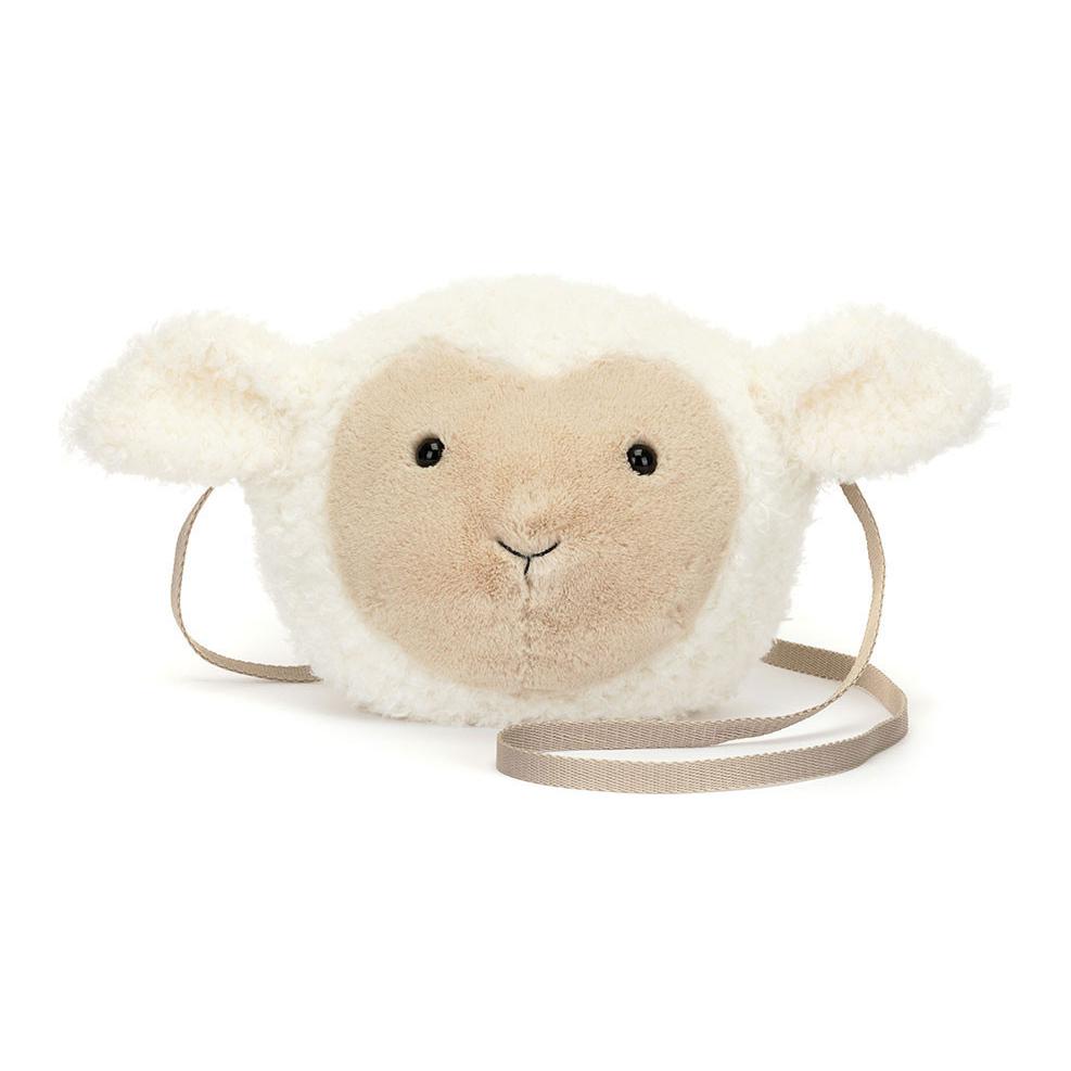 

JELLYCAT Little Lamb Bag Dolls Plush Doll 17.78cm Height In Sitting Posture кремовый