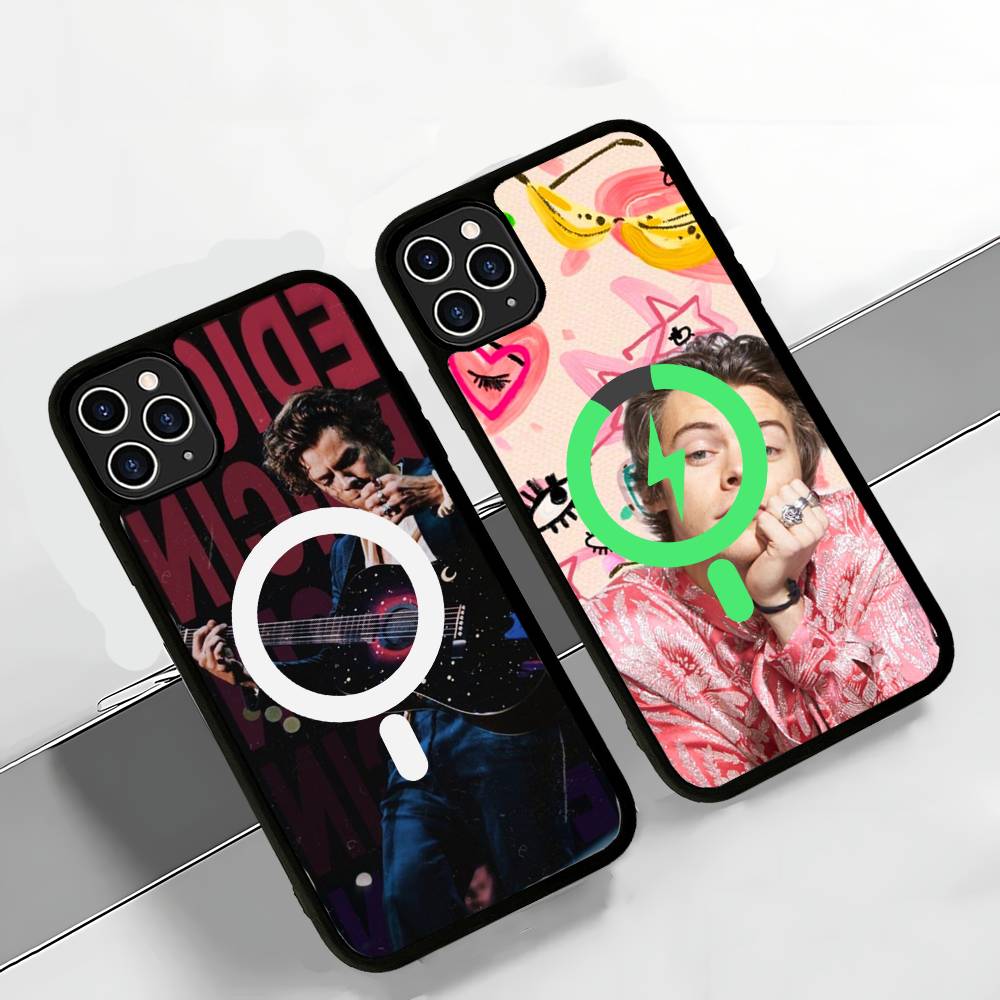 Pop Singer Harry Styles Magnetic Case For IPhone 17 16 14 13 12 11 15 Pro Max Plus Wireless Charge Phone Cover