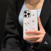 Popular White Flash Glue Phone Case for IPhone17 Promax Bow for Apple 15 Color Love Super Hot