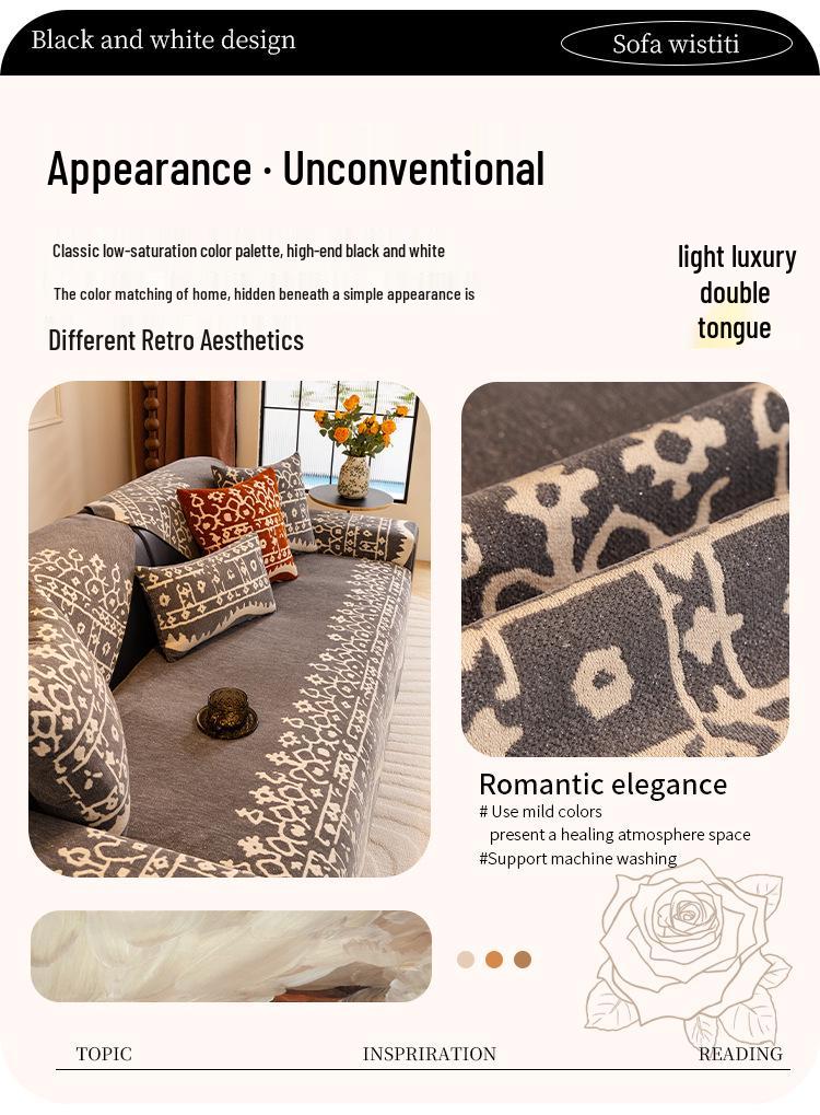 High-End All-Season Non-Slip Sofa Cushion Cover - 2026