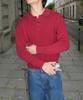 ERA Men Wool Blend Polo Sweater - Navy
