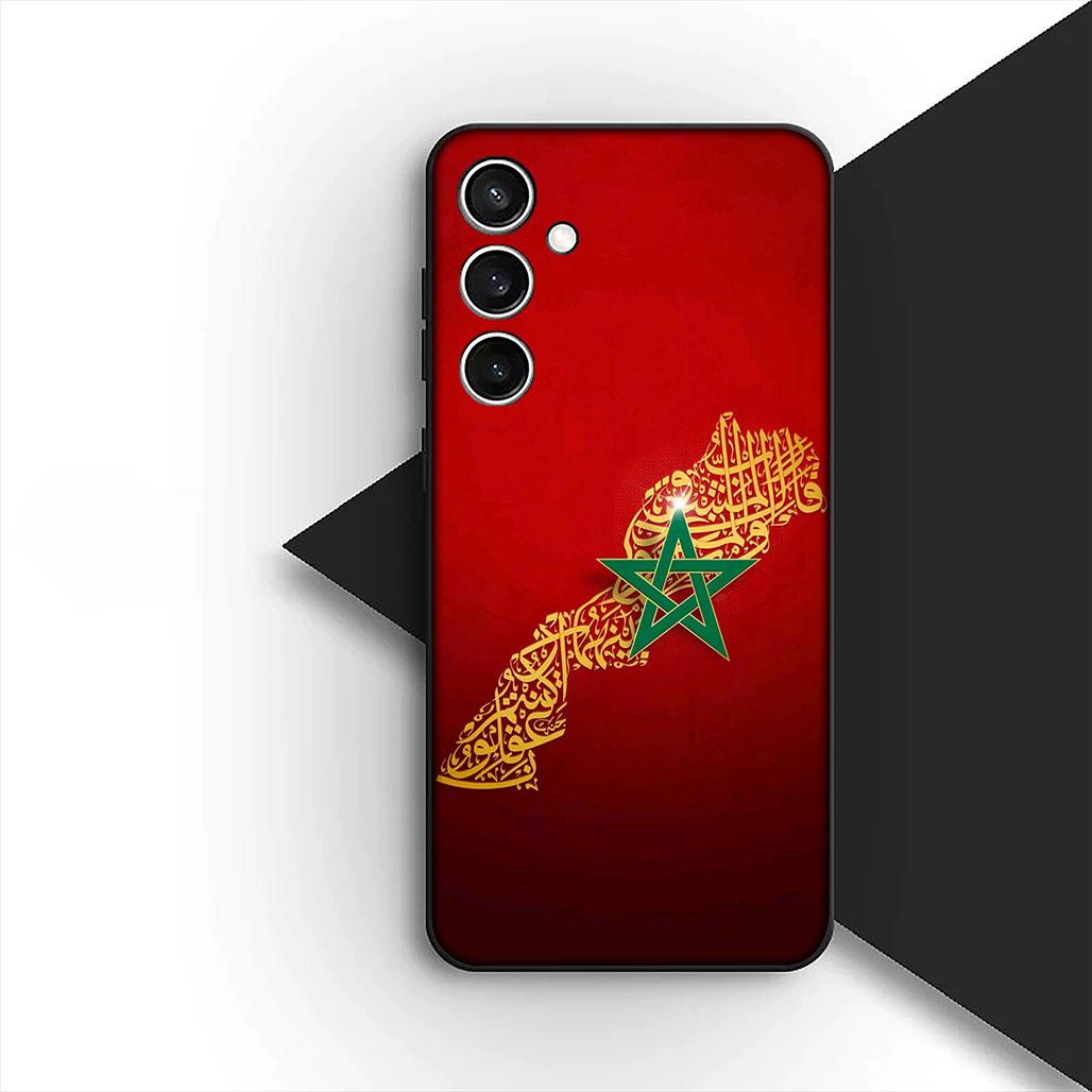 

Morocco Flag Silicone Cover for Motorola Moto G86 G57 E14 E15 G14 G34 G67 G13 G24 A54 G15 Power E22 Coque Phone Case Motorola Moto E15
