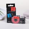 9/12mm Label Tape Compatible with XR-9WE XR-12XWR Ribbon Tape for KL-60L/100/120/130/170PLUS/180/E300/780/820/7400/8700/8800 CW-