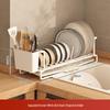 Kitchen Dish Drying Rack with Chopstick and Cutlery Storage
