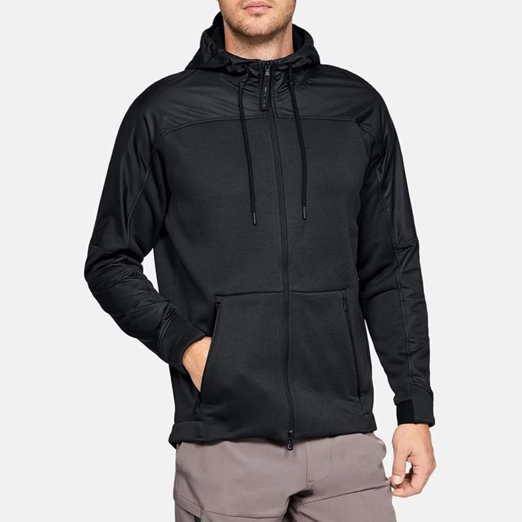 Under Armour Training Sports Hooded Jacket Men Outerwear Black 1320710-001