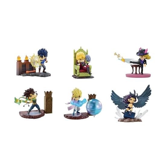 RE-MENT JoJo's Bizarre Adventure On DESK -Phantom Blood & Battle Tendency- 1BOX H130mm×W70mm×D70mm A