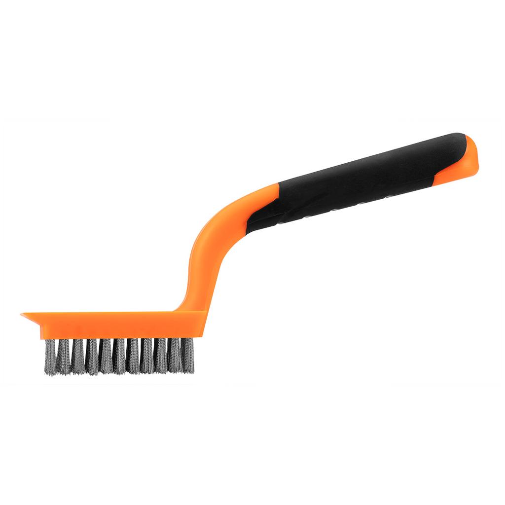 Wire brush, stainless steel wire, 5x11 rows