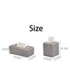 Modern Mosaic Ceramic Tissue Boxes European Simple Creativity Napkin Holder Desk Paper Towel Storage Box Living Room Decoration