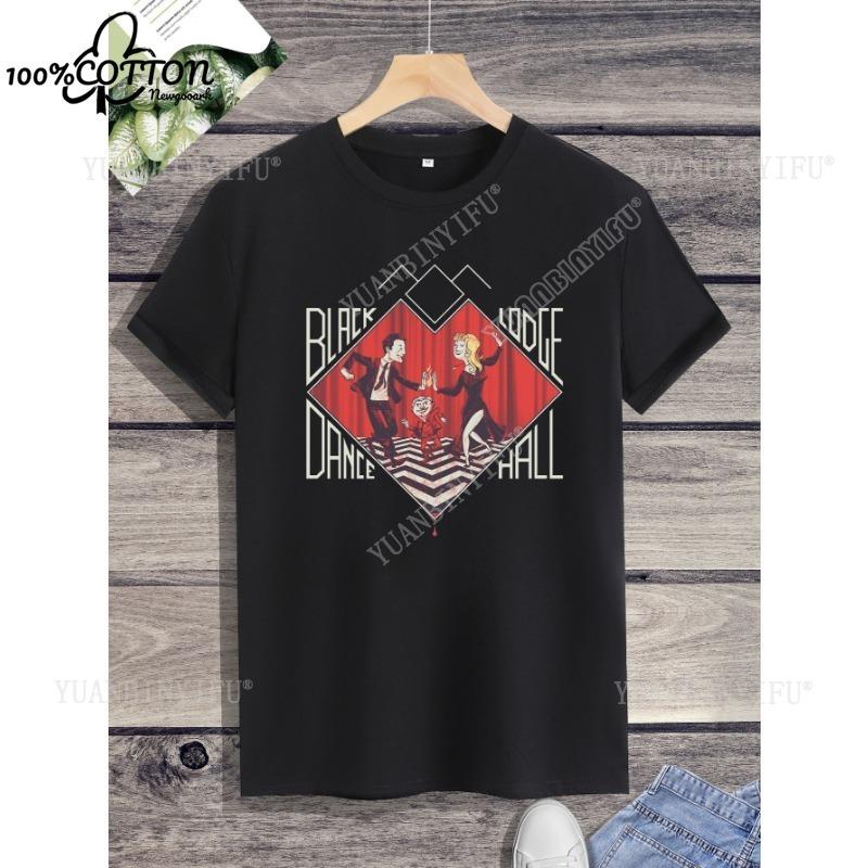 Leisure Classic Film TWIN PEAKS Printed Cotton T-shirt Top Unisex Short Sleeve Short-sleev O-neck Streetwear S-6XL