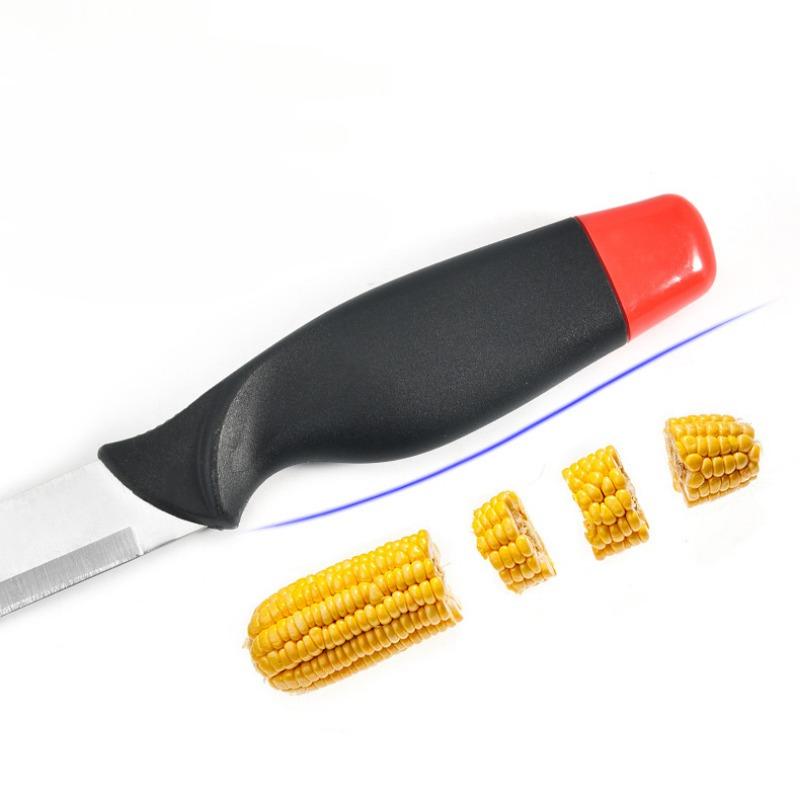 Fischmesser aus Edelstahl mit schwimmender Fischklinge, multifunktionales Küchenmesser, Outdoor-Fischmesser, Wellenschliffmesser mit Scheide