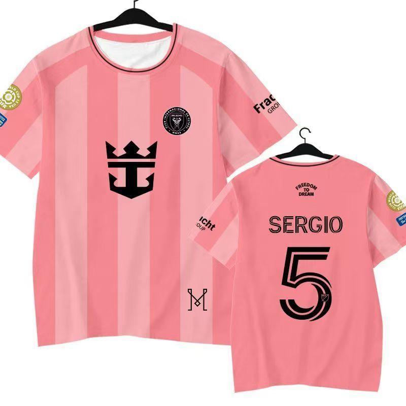 2526 Miami International home and away jersey No. 10, quick-drying breathable short-sleeved fan version football jersey S