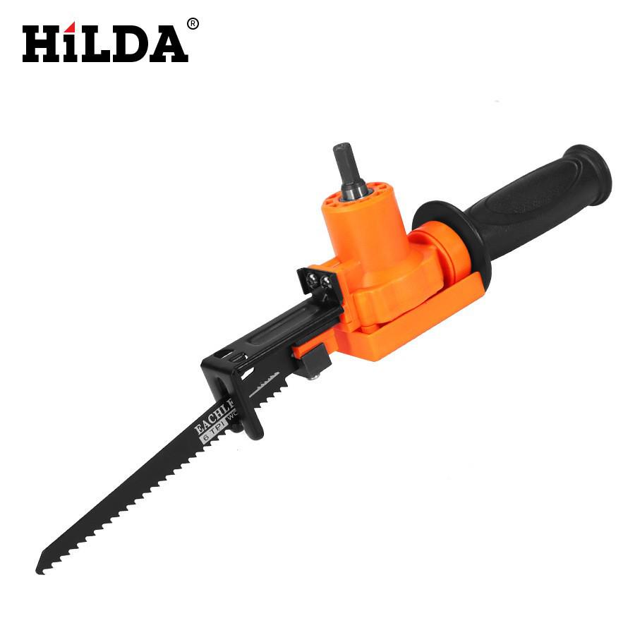 

Portable Electric Saw: Drill-to-Jigsaw Converter for Woodworking помаранчевий