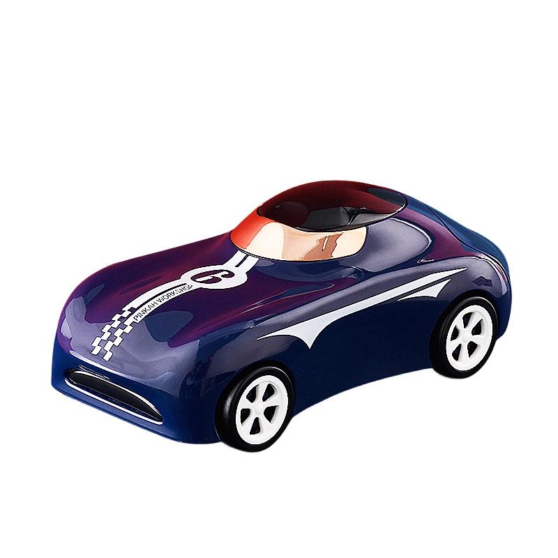 

Креативный стакан с трубочкой Инерционная машинка игрушка Легкий Тритан Портативная детская кружка Чайник синий