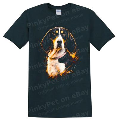 Dog Art Print T Shirt Cool Pet Lover Tee Black And Tan Dog Design