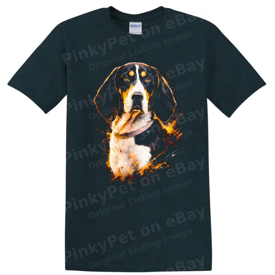 Dog Art Print T Shirt Cool Pet Lover Tee Black And Tan Dog Design
