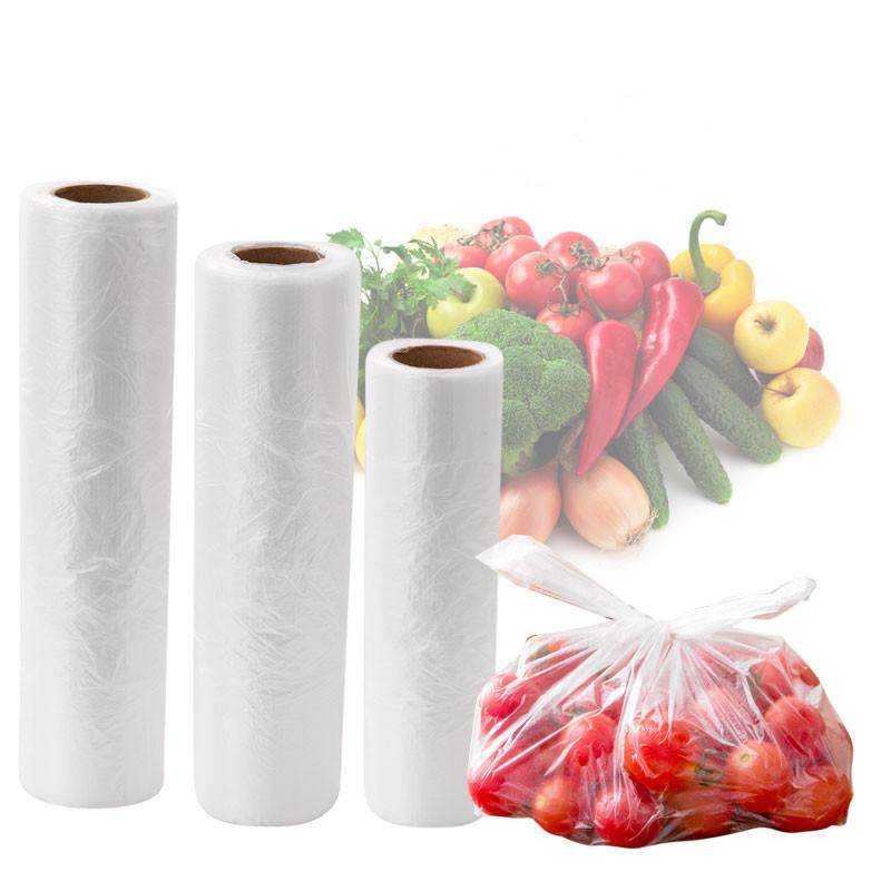 100pcs/pack Vest Food Storage Bags Portable Refrigerator Fruit And Vegetable Bags Saran Wrap