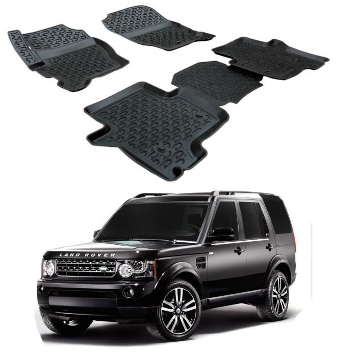 Tapis De Sol - SCOUTT - 3D Caoutchouc Premium - Land Rover DISCOVERY - Noir - Sur Mesure