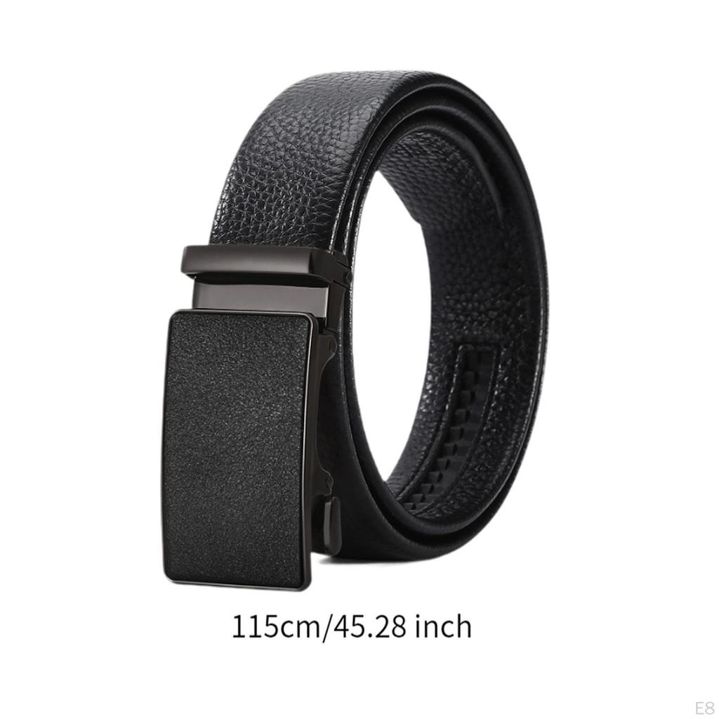 Men Belt Casual Automatic Buckle Elegant Dress for Pants Birthday Gift